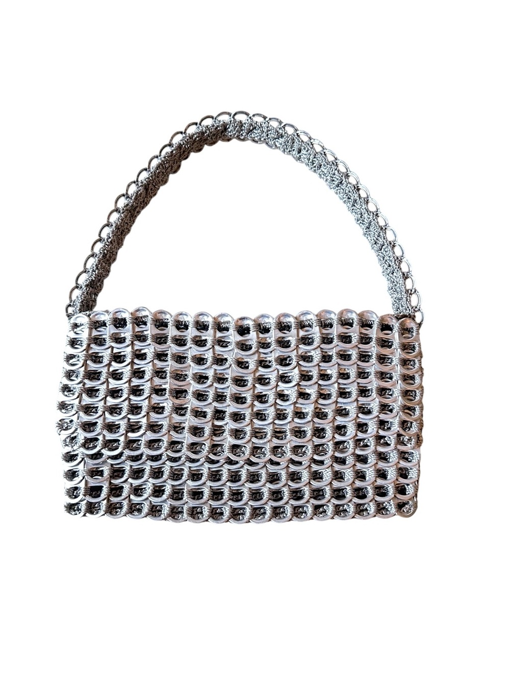 Escama Pop Tab Chainmail Shoulder Bag